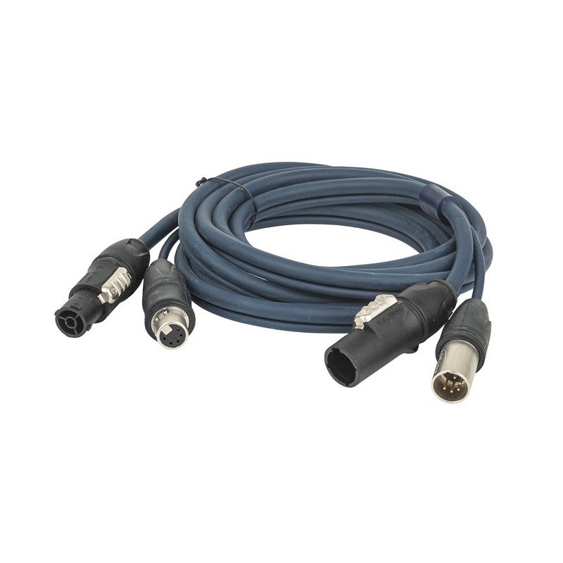 DAP FP1610 FP-16 Hybrid Cable - powerCON TRUE1 & 5-pin XLR IP - DMX / Power